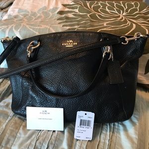 Black coach purse